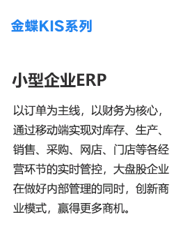 金蝶KIS系列